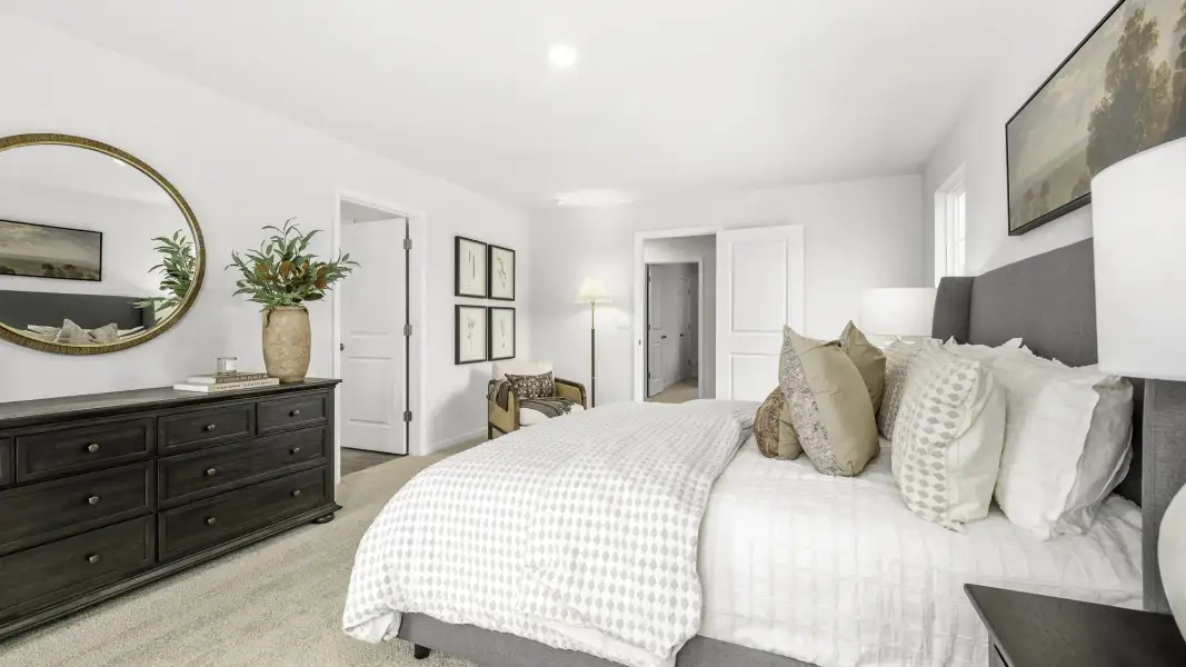 Furnished interior in a model home at Bailey Meadows in Stokesdale (Image 27). Furnished interior in a model home at Bailey Meadows in Stokesdale (Image 27).