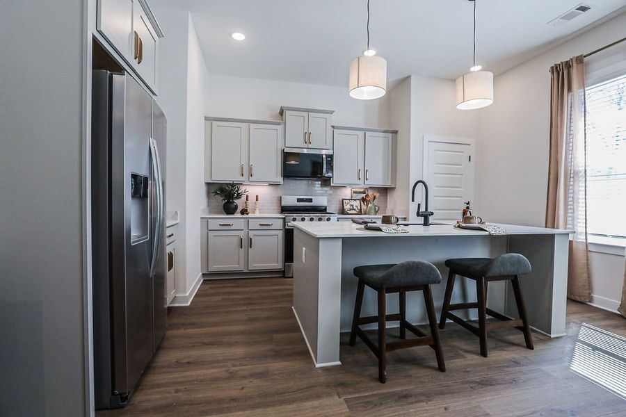 Furnished interior in a model home at Villages of Green Meadows in Munford (Image 64).