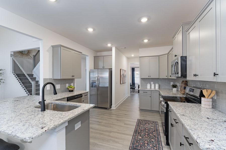 Furnished interior in a model home at Kerns Ridge in Salisbury (Image 11). Furnished interior in a model home at Kerns Ridge in Salisbury (Image 11).