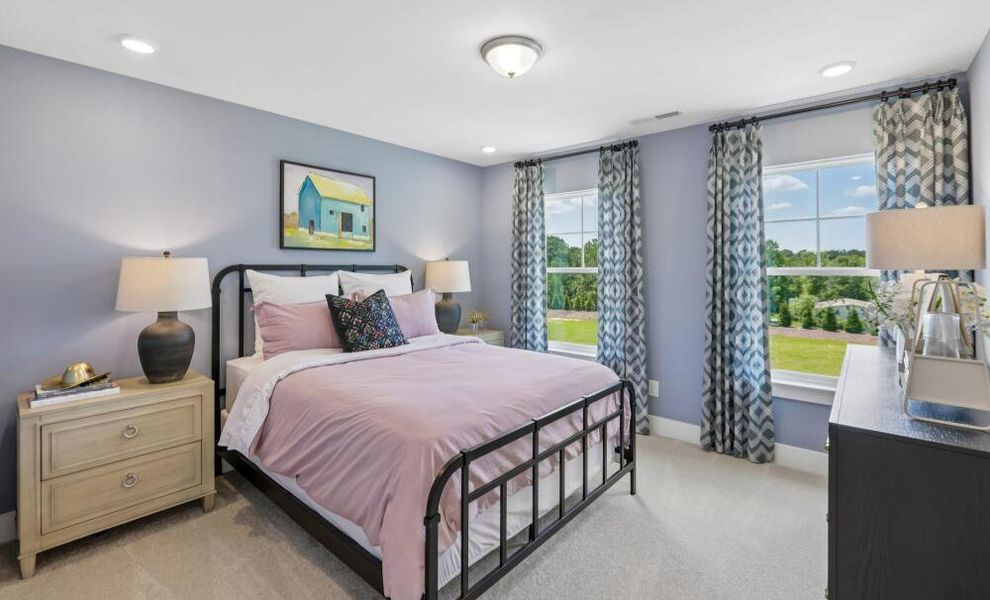 Furnished interior in a model home at The Grove at Bratton Park in York (Image 37). Furnished interior in a model home at The Grove at Bratton Park in York (Image 37).