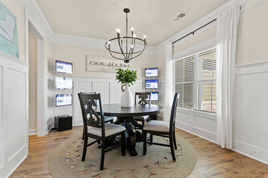 Furnished interior in a model home at Cherokee Knoll in Williamston (Image 2).