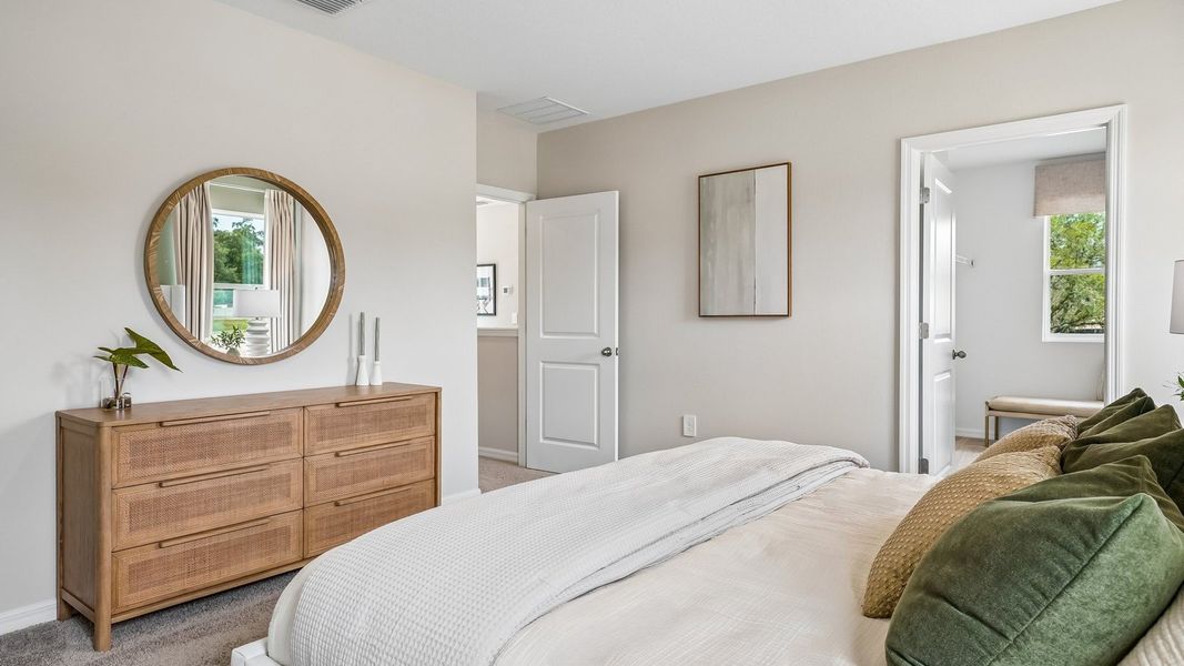 Furnished interior in a model home at Waterstone in Tampa (Image 41).