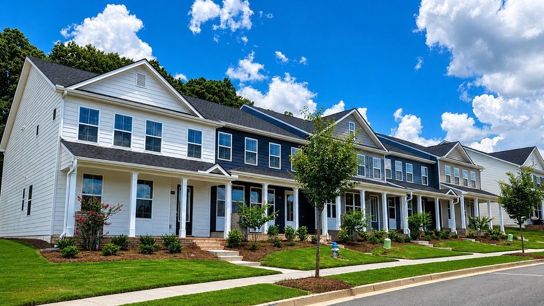 Front exterior of a home in the Brookland Commons community, located in Monroe, GA (Image 12).