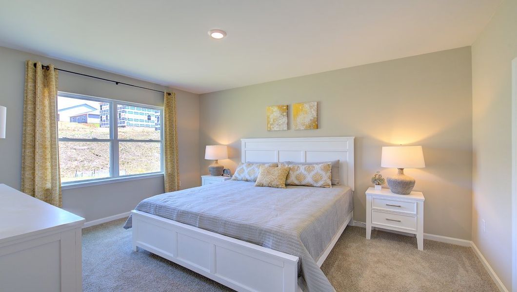 Furnished interior in a model home at Valleywood Farms in Waynesville (Image 13).