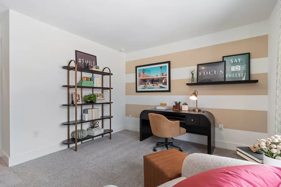 Furnished interior in a model home at Grandview Terrace in Canton (Image 2).