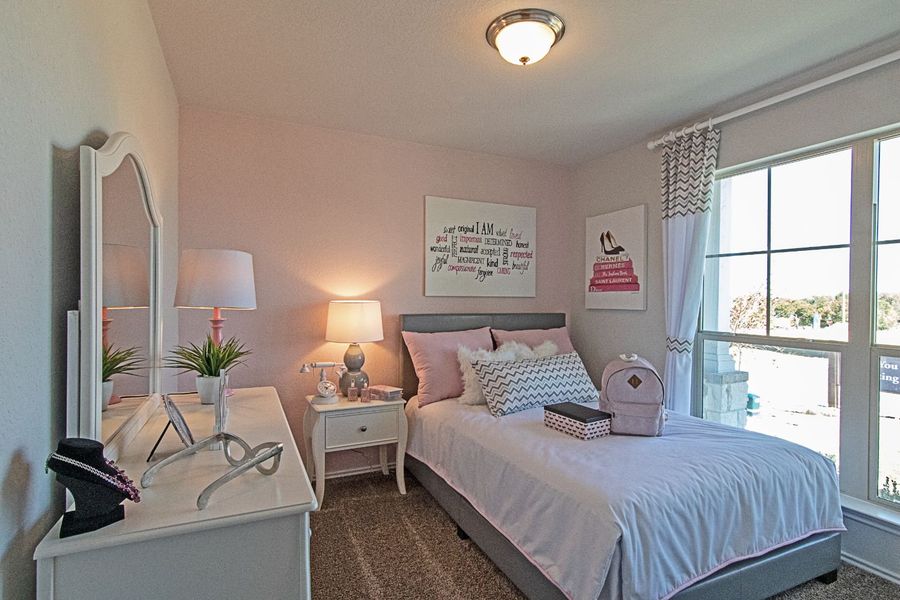 Furnished interior in a model home at Creekside Hills in Copperas Cove (Image 15).