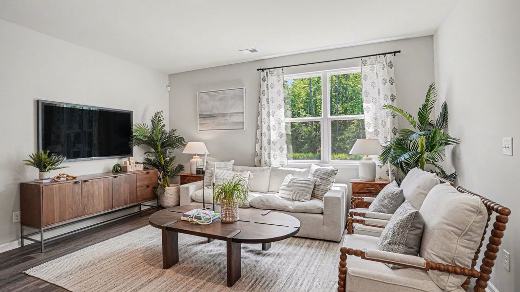 Furnished interior in a model home at Hemingway Landing in Conway (Image 5).