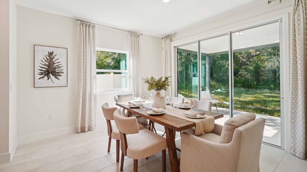 Furnished interior in a model home at Buchanan Trails in Newberry (Image 13).