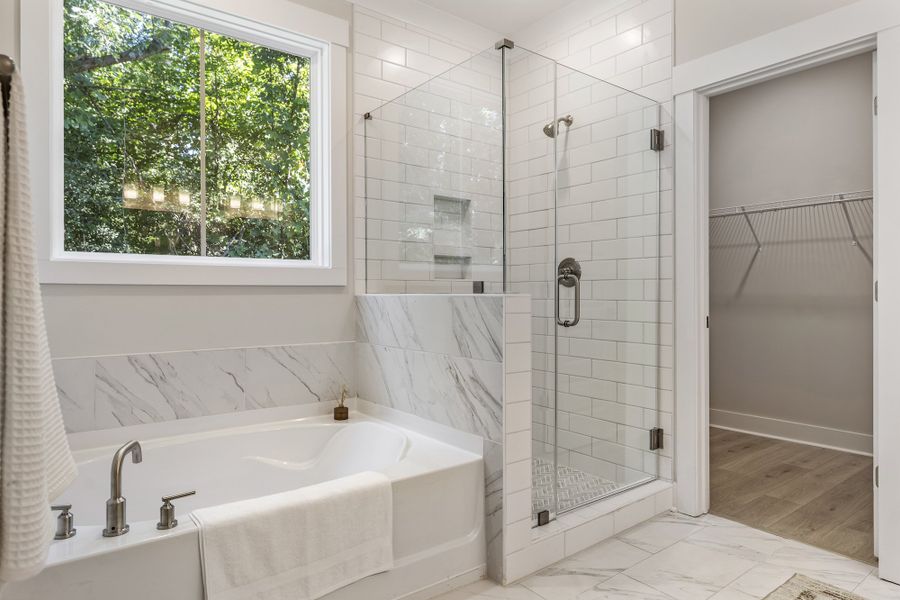 Furnished interior in a model home at South Park in Piedmont (Image 26).