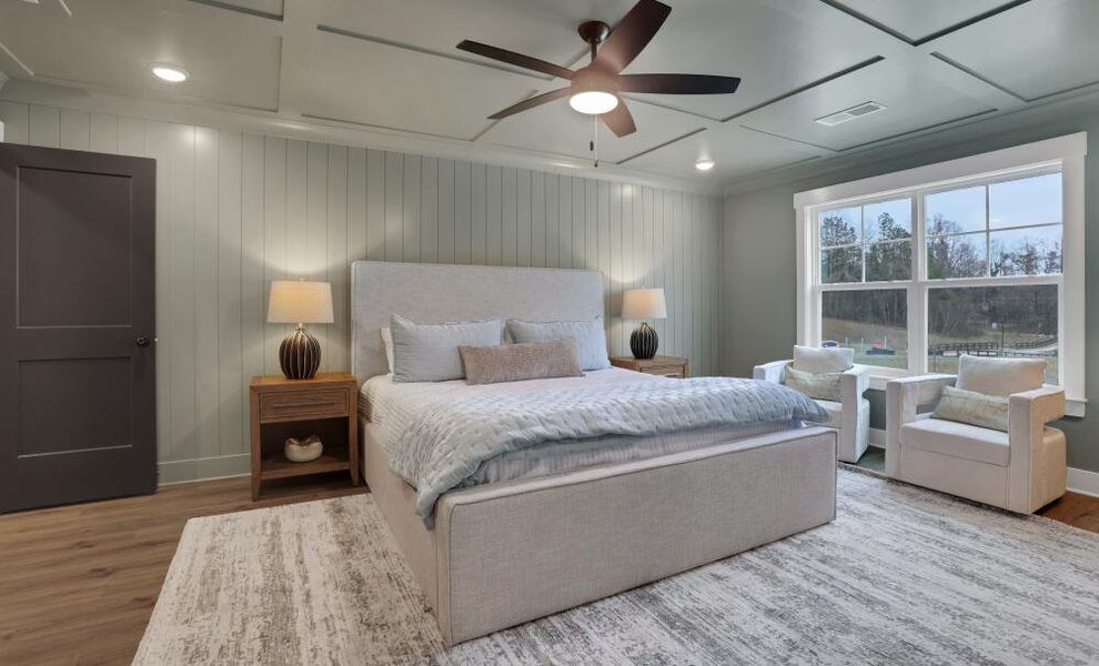Furnished interior in a model home at Ball Ground Brook Townhomes in Ball Ground (Image 8).