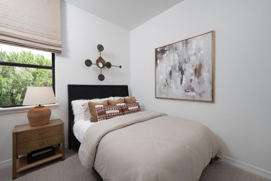 Furnished interior in a model home at Brookewater in Rosenberg (Image 16).