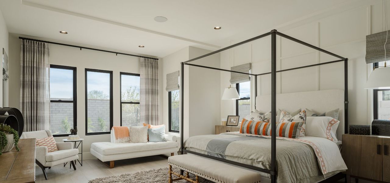 Furnished interior in a model home at Stone Crest in Gilbert (Image 6). Furnished interior in a model home at Stone Crest in Gilbert (Image 6).