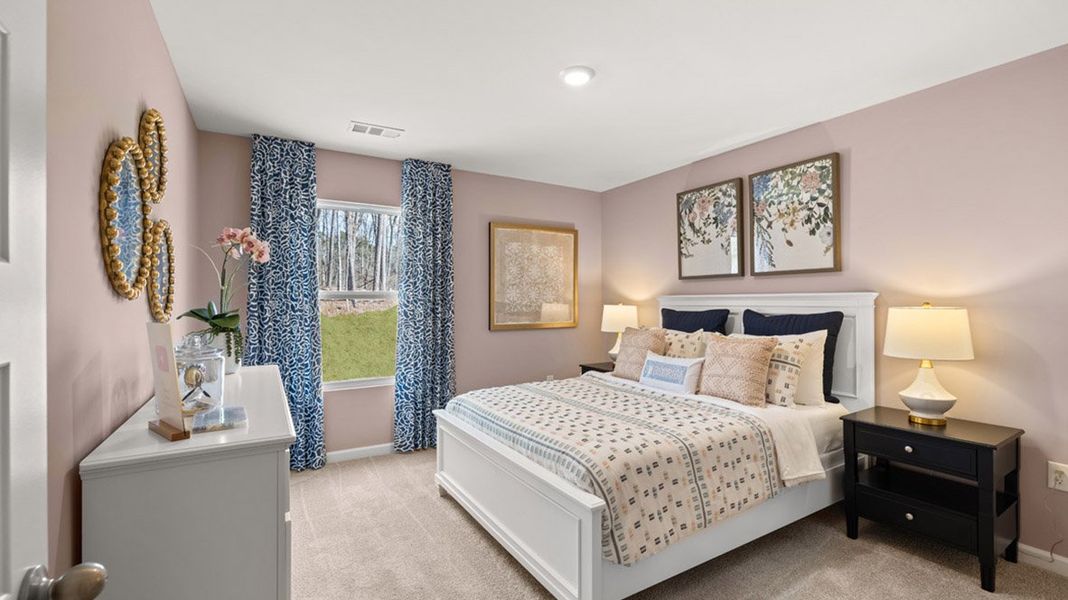 Furnished interior in a model home at Brooks Village in Dacula (Image 22).