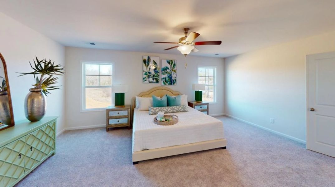 Furnished interior in a model home at Portrait Hills in Aiken (Image 19).