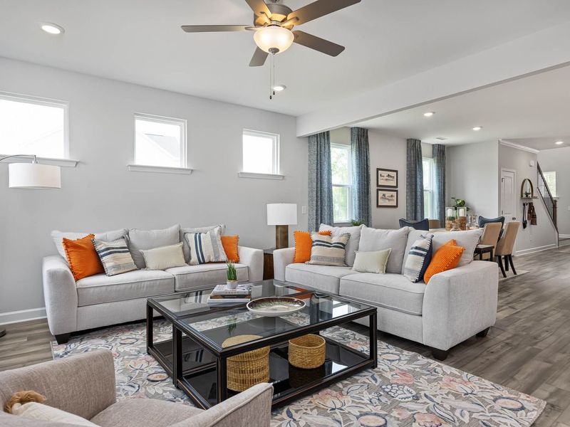 Furnished interior in a model home at Gregory Village in Lillington (Image 36). Furnished interior in a model home at Gregory Village in Lillington (Image 36).