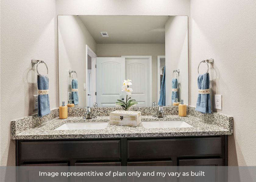 Furnished interior in a model home at Ranch View in Corpus Christi (Image 18).