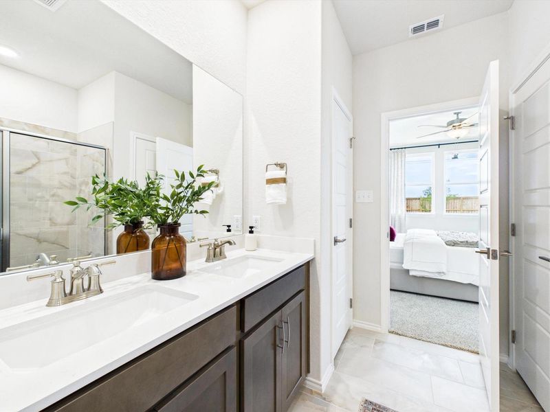 Furnished interior in a model home at Agave in San Antonio (Image 26).