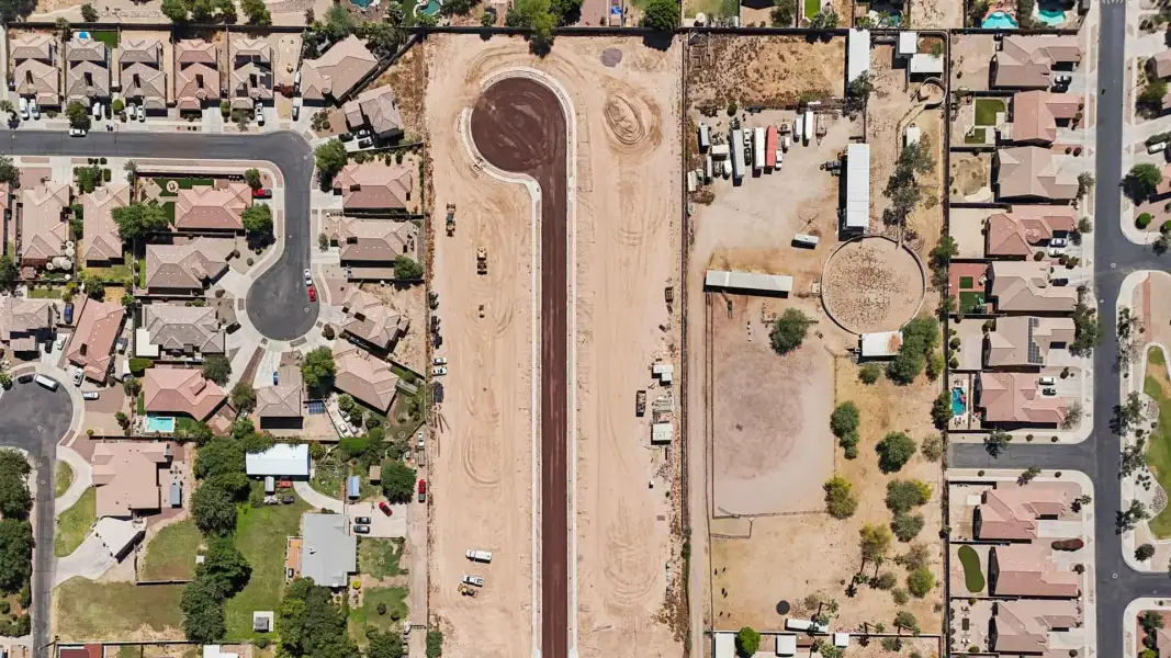Site preparation and early development at Citrus Pointe in Phoenix, AZ (Image 6).