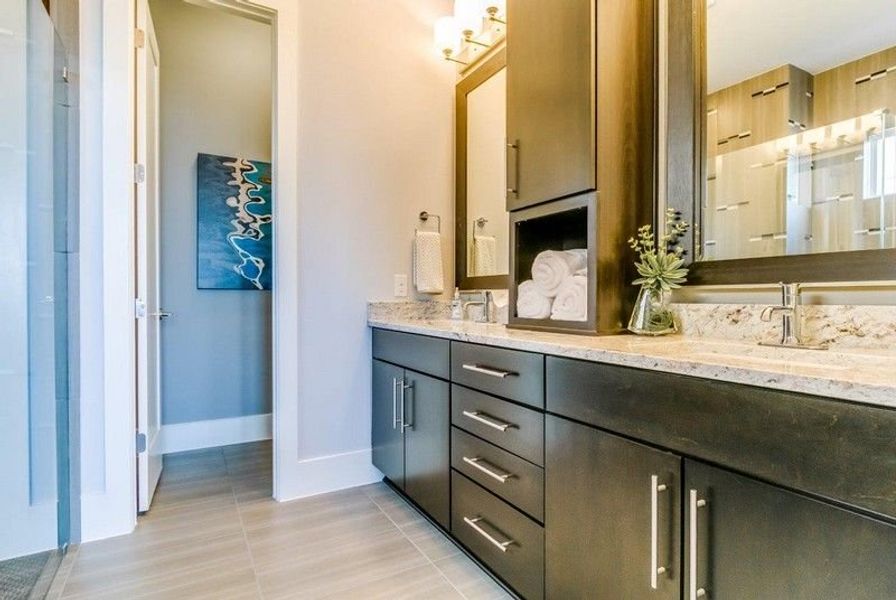 Furnished interior in a model home at Preserve at Lakeway in Lakeway (Image 14).