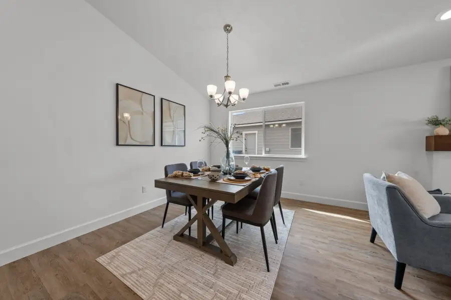 Furnished interior in a model home at Rosengarth Estates in Bend (Image 8).