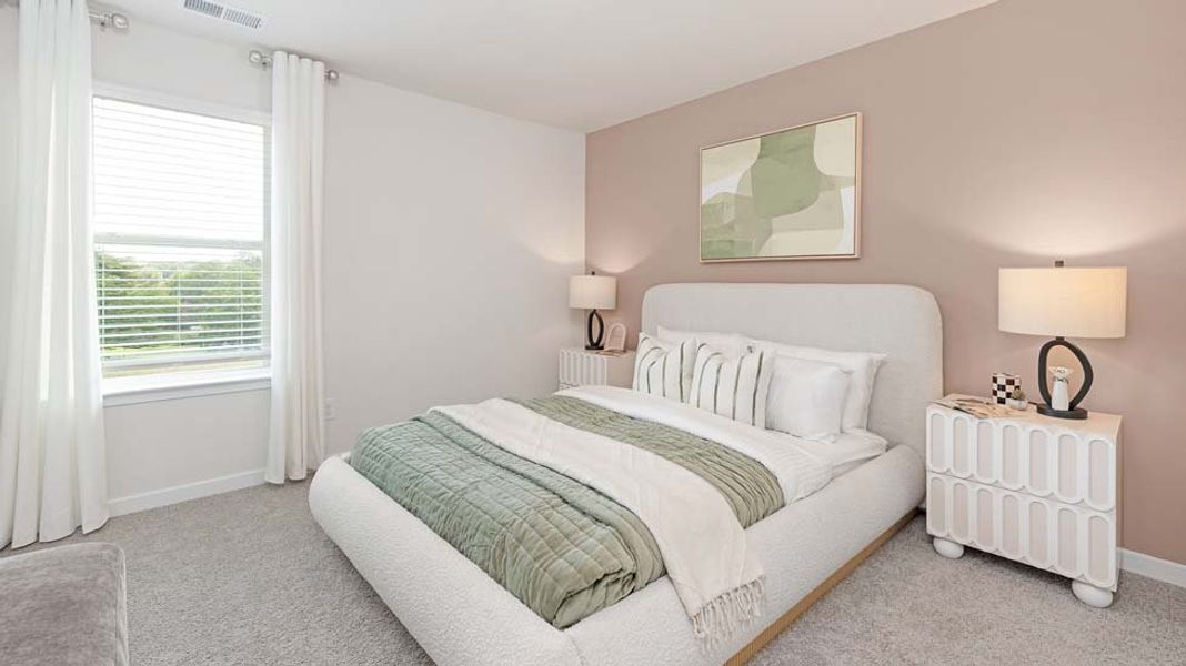 Furnished interior in a model home at Bristol Terrace in Statesville (Image 19).