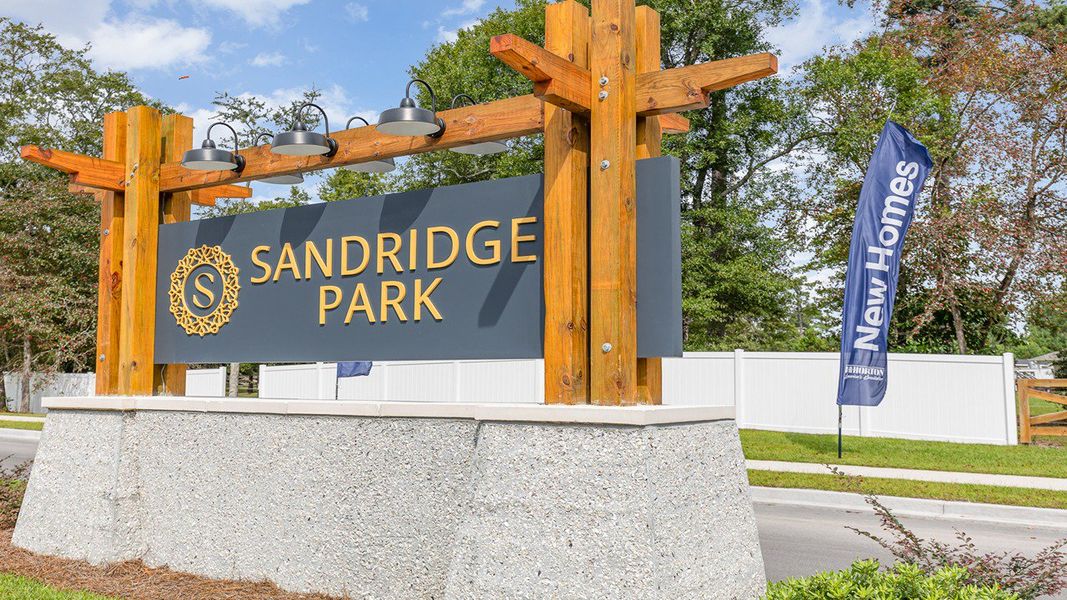 Front exterior of a home in the Sandridge Park community, located in Little River, SC (Image 8).