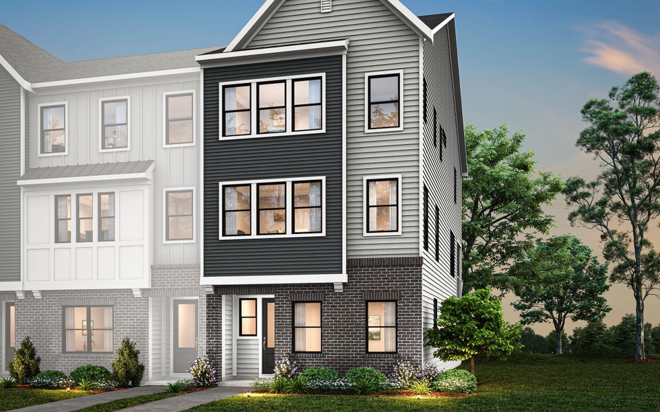 Front exterior of a home in the Ross Farms community, located in Charlotte, NC (Image 6).