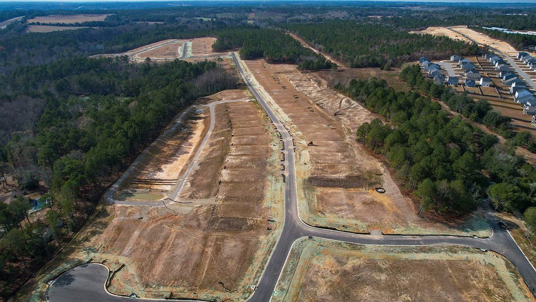 Site preparation and early development at Ferry Grove in Lexington, SC (Image 23).