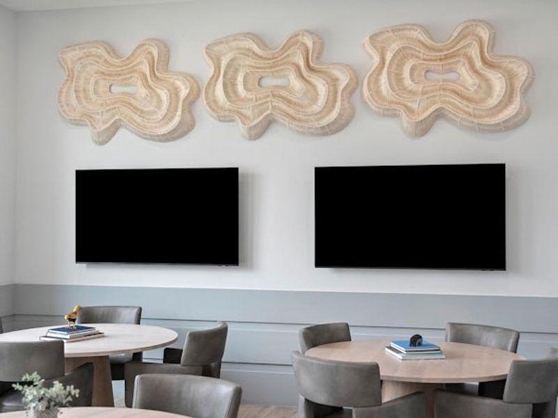 Furnished interior in a model home at High Pointe in Vero Beach (Image 79).