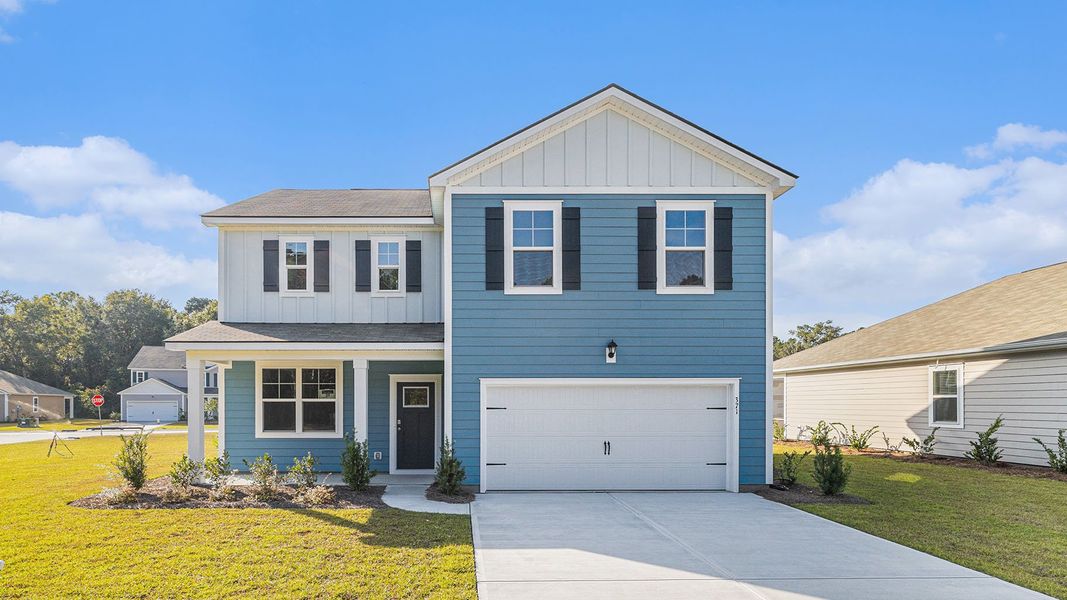 Front exterior of a home in the Hemingway Landing community, located in Conway, SC (Image 8). Front exterior of a home in the Hemingway Landing community, located in Conway, SC (Image 8).