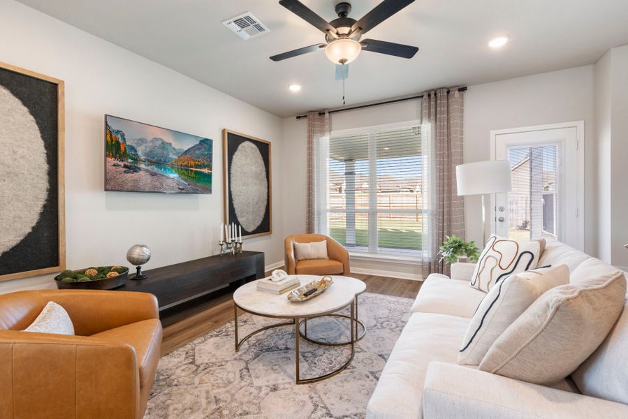 Furnished interior in a model home at Northgate in Temple (Image 15). Furnished interior in a model home at Northgate in Temple (Image 15).