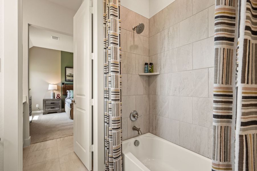 Furnished interior in a model home at NorthGlen in Haslet (Image 40). Furnished interior in a model home at NorthGlen in Haslet (Image 40).
