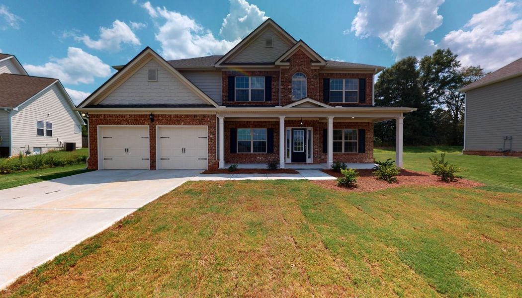 Front exterior of a home in the Oak Mountain View community, located in Carrollton, GA (Image 11). Front exterior of a home in the Oak Mountain View community, located in Carrollton, GA (Image 11).