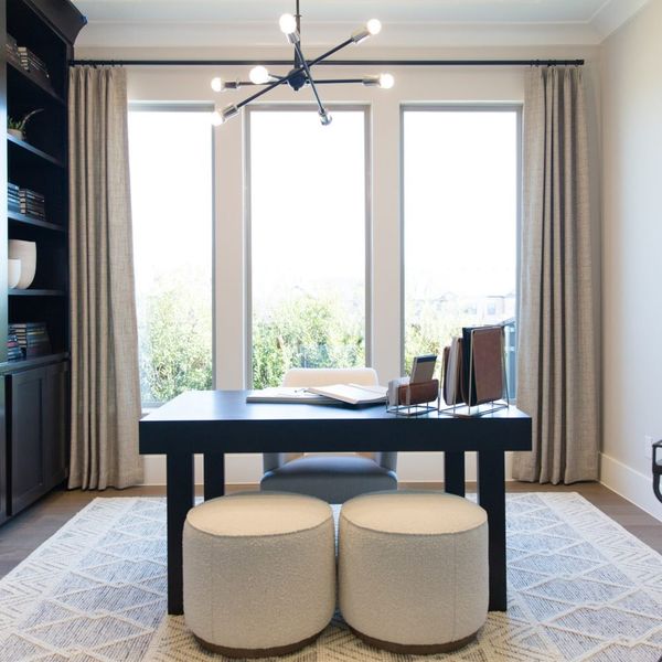 Furnished interior in a model home at The Parks at Wilson Creek in Celina (Image 9).