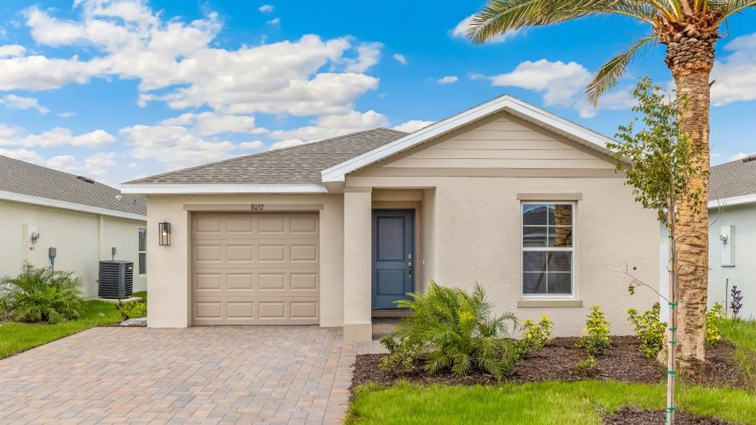 Front exterior of a home in the Asher Park community, located in Lehigh Acres, FL (Image 13). Front exterior of a home in the Asher Park community, located in Lehigh Acres, FL (Image 13).