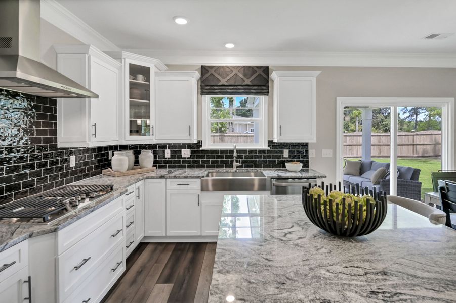 Furnished interior in a model home at Hadleigh Park in Lexington (Image 16). Furnished interior in a model home at Hadleigh Park in Lexington (Image 16).
