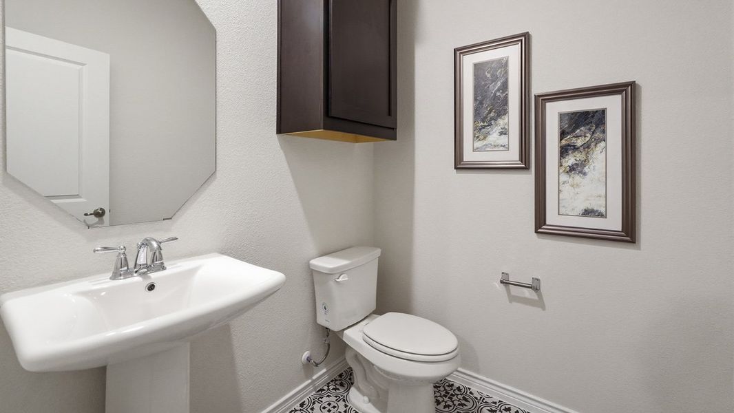 Furnished interior in a model home at The Woods at Lindsey Place in Anna (Image 62).