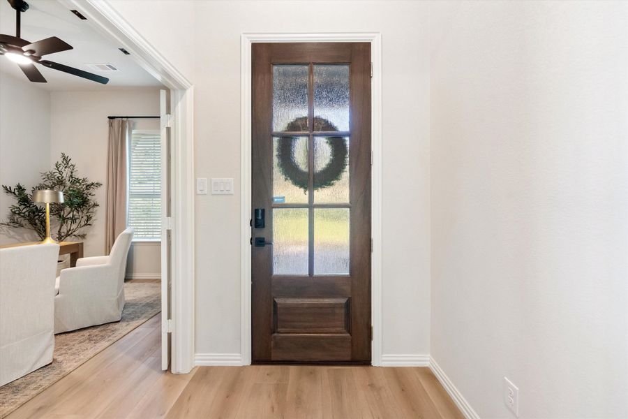 Furnished interior in a model home at Oak Grove Addition in Springtown (Image 3).