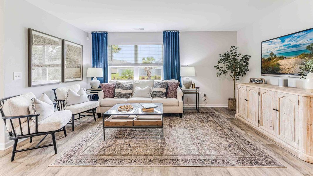 Furnished interior in a model home at Eagle Creek in Bolivia (Image 3). Furnished interior in a model home at Eagle Creek in Bolivia (Image 3).