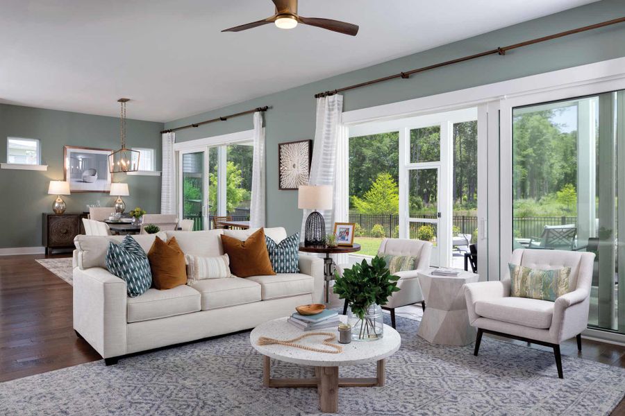 Furnished interior in a model home at Discover Series - Signature in Mount Pleasant (Image 6). Furnished interior in a model home at Discover Series - Signature in Mount Pleasant (Image 6).
