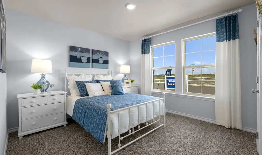 Furnished interior in a model home at Somerset at Sinton in Sinton (Image 6).
