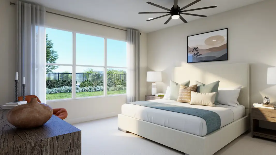 Furnished interior in a model home at Country Club Estates in Palm Bay (Image 4). Furnished interior in a model home at Country Club Estates in Palm Bay (Image 4).