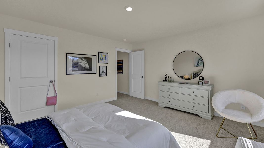 Furnished interior in a model home at Polo Fields in Kingsport (Image 38).