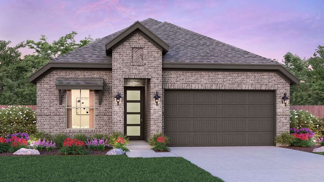 Front exterior of a home in the Sunterra community, located in Katy, TX (Image 4).