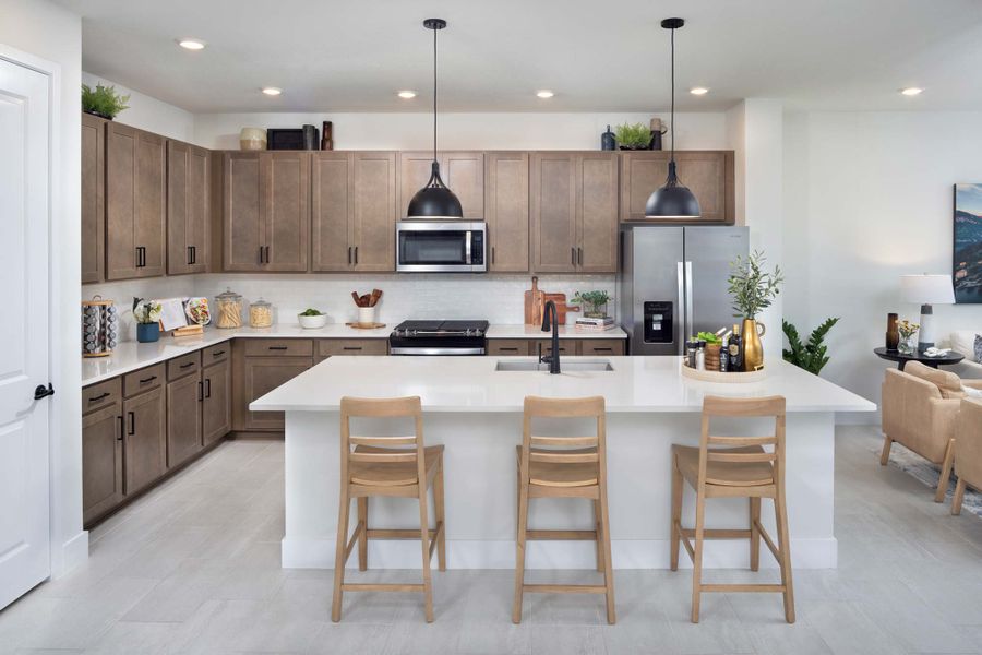 Furnished interior in a model home at Waterset Tradition Series in Apollo Beach (Image 6).