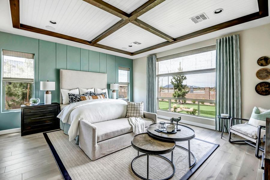 Furnished interior in a model home at Summit at The Dells in Prescott (Image 18).