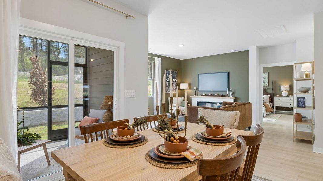 Furnished interior in a model home at Reserve at Hickory Ridge in Columbia (Image 33).