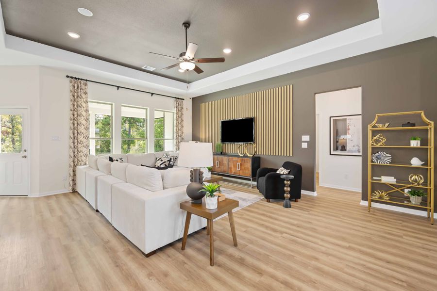 Deer Pines Model - Family Room