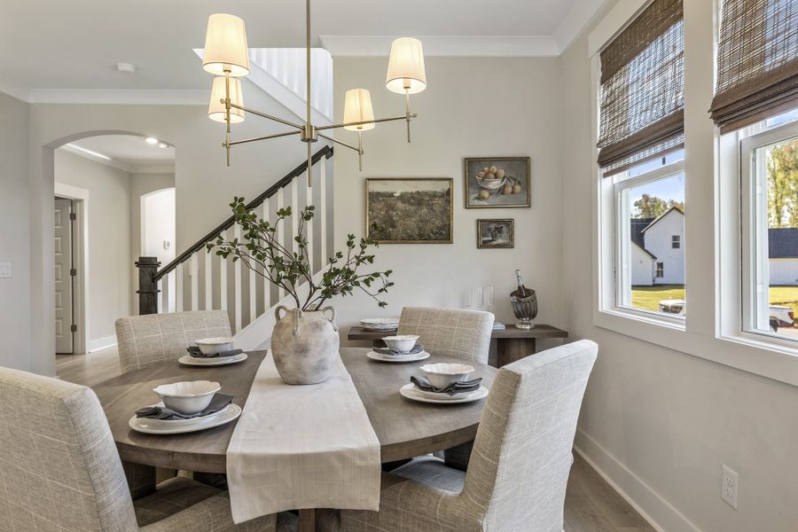 Furnished interior in a model home at South Park in Piedmont (Image 17).