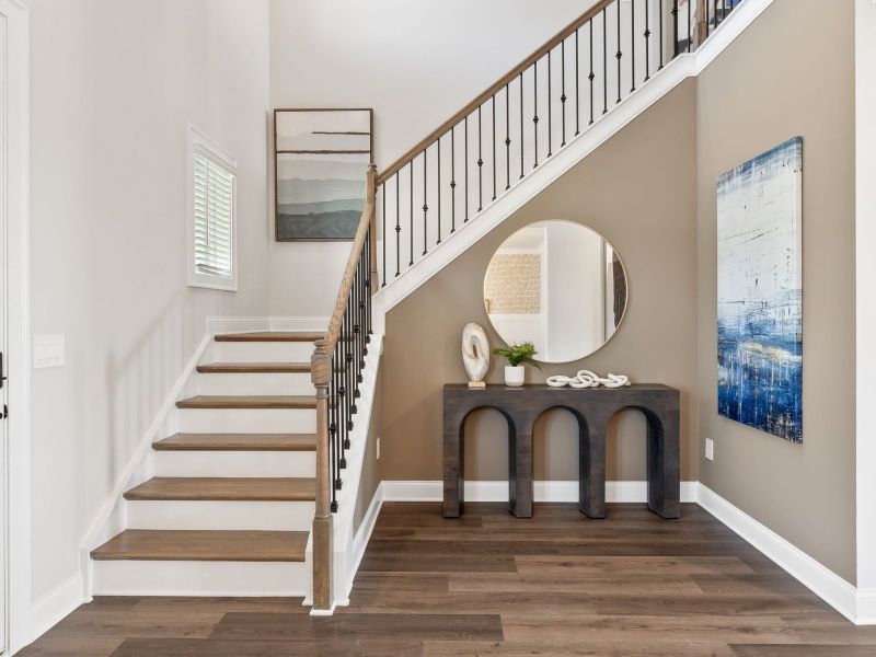 Welcome to the Orchard Park floorplan modeled at a Meritage Homes community in Atlanta, GA.